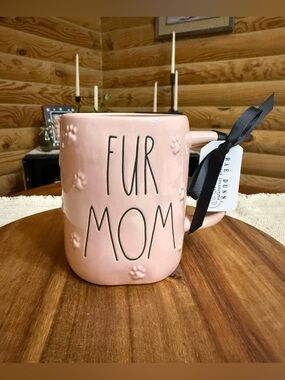 FUR MOM Rae Dunn Coffee Mug